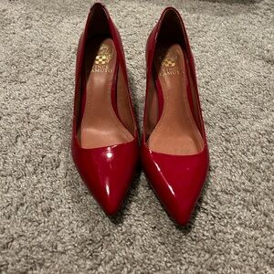 Vince Camuto Red Kitten Heels